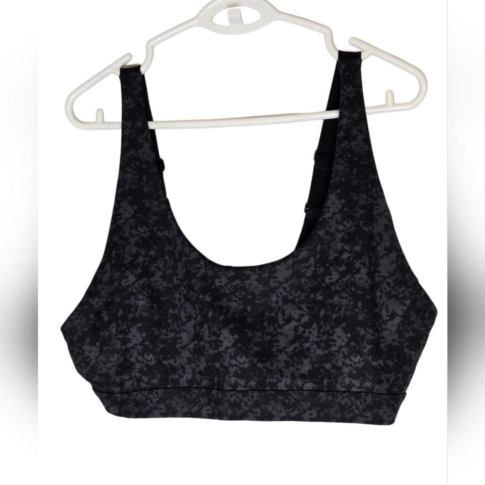 Lole Black Heathered Sports Bra